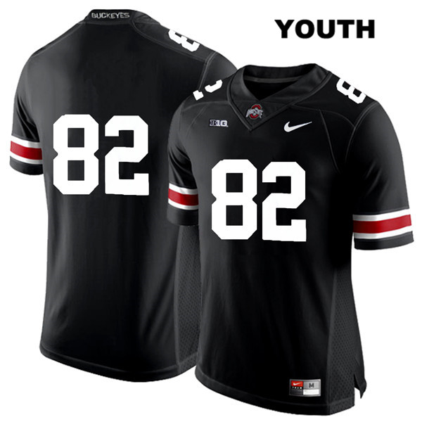 Ohio State Buckeyes Youth Garyn Prater #82 White Number Black Authentic Nike No Name College NCAA Stitched Football Jersey YO19X05II